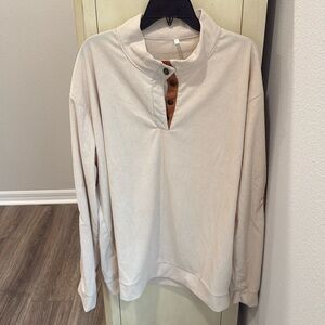 Men’s Outdoor Casual Standard Collar Long Sleeve Sweatshirt.